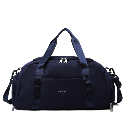 Wet and dry separation sports fitness bag, short-distance portable travel bag, large-capacity yoga storage bag, fashionable shoulder bag for women