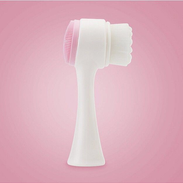 怠け者の洗顔ツール、洗顔ブラシ、手動洗顔ブラシ、シリコン両面洗顔マッサージブラシ、洗浄と美容|undefined