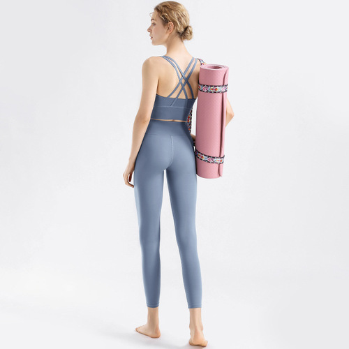 Fr-sp increased peach hip line lightweight fitness pants for women European and American new style high waist hip yoga pants without embarrassing line