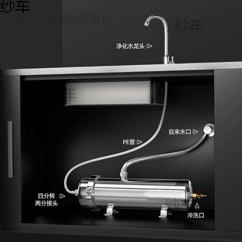 Water Purifier for Home Kitchen, Direct Drinking Water Purification, Tap Water, Rural Groundwater, Well Water, Whole House Filtration