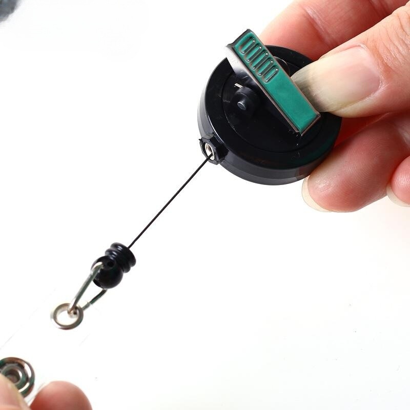 Easy pull buckle retractable buckle alligator clip puller buckle glue drop LOGO badge buckle 360 rotation easy to pull