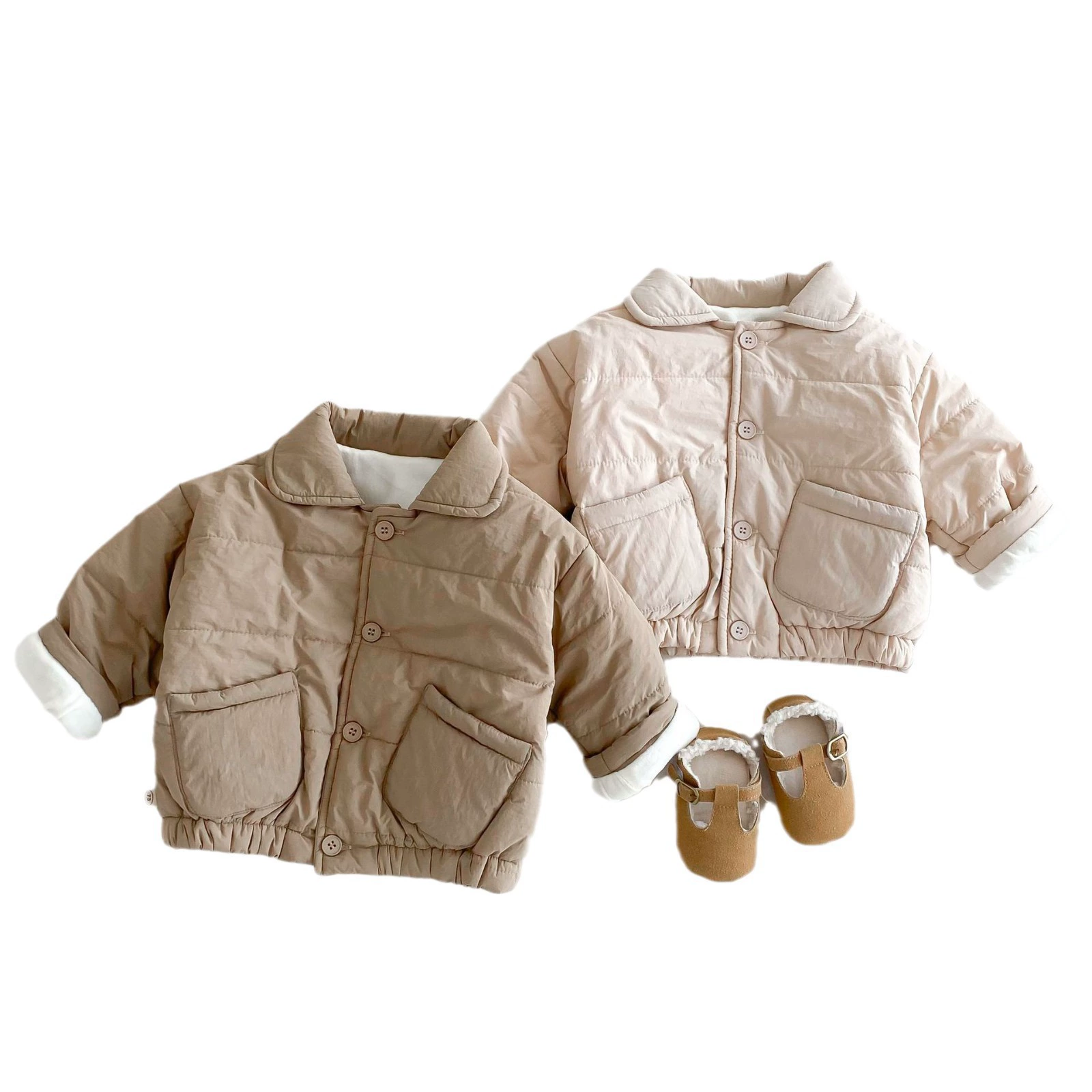 Children's keep warm quilted fashionable jacket for boys for men and women girl's, Korean style, western style