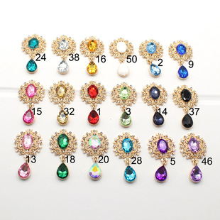 25*46MMˮ�κϽ𻨱Pˮ��Ʒ���DIY��ɫˮ�����Ͻ𻨱P荿�