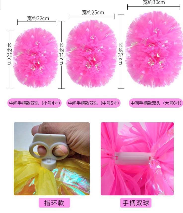 5 mango de tamaño medio La La Bolas de Flores Nota color ☆