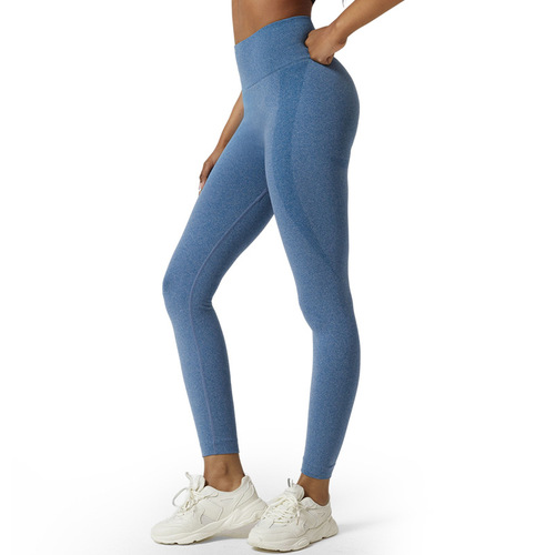 Smiling Pants Sports Seamless Western Fitness Yoga Pants Yoga Outfits High-Waisted Hip-Raising Cycling Pants Leggings