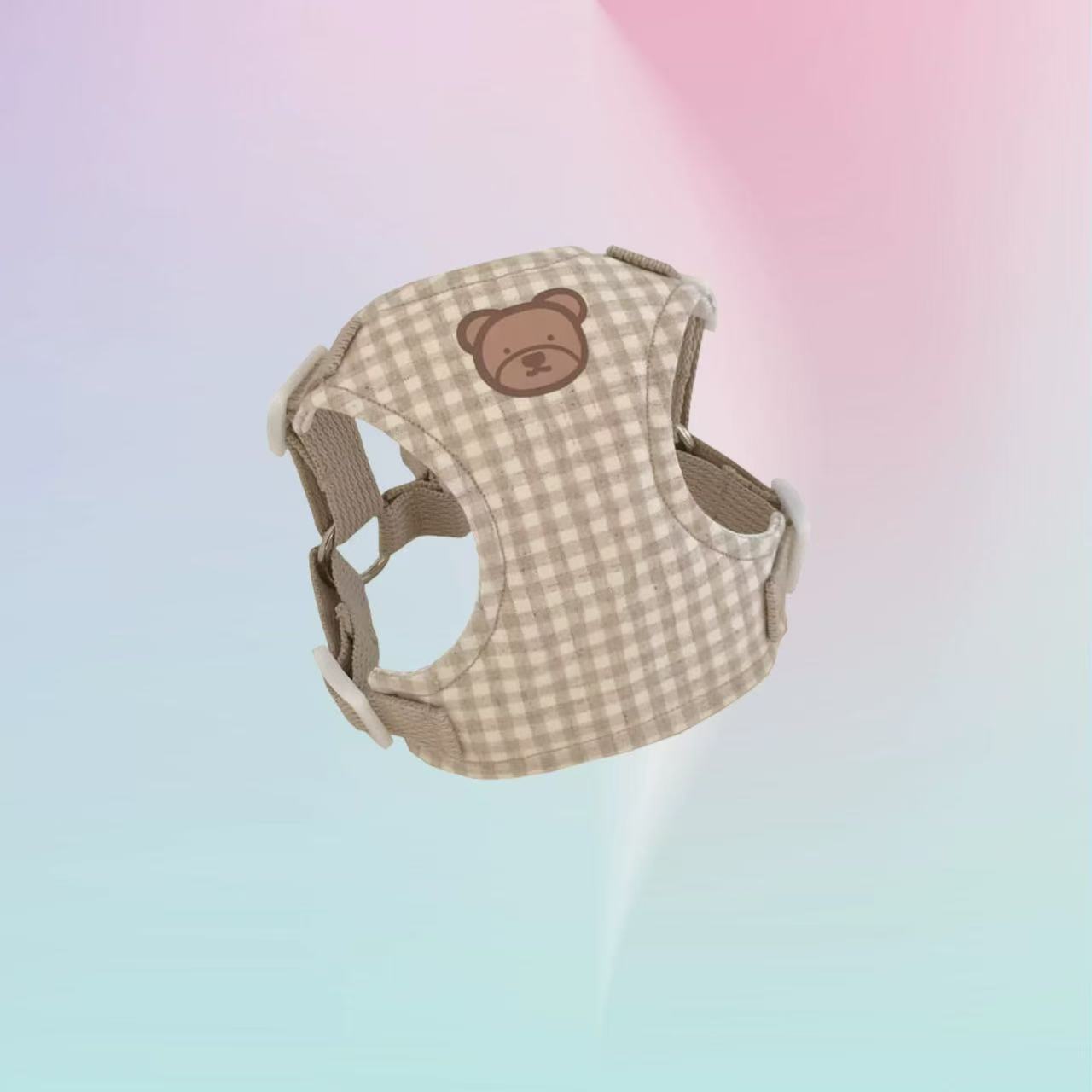 곰 격자 무늬 가슴과 등