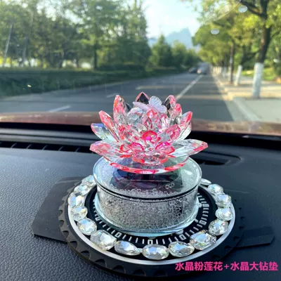 jewelry, and creative ornaments, Perfplant seat - crystal-powder-large-diamond-pad
