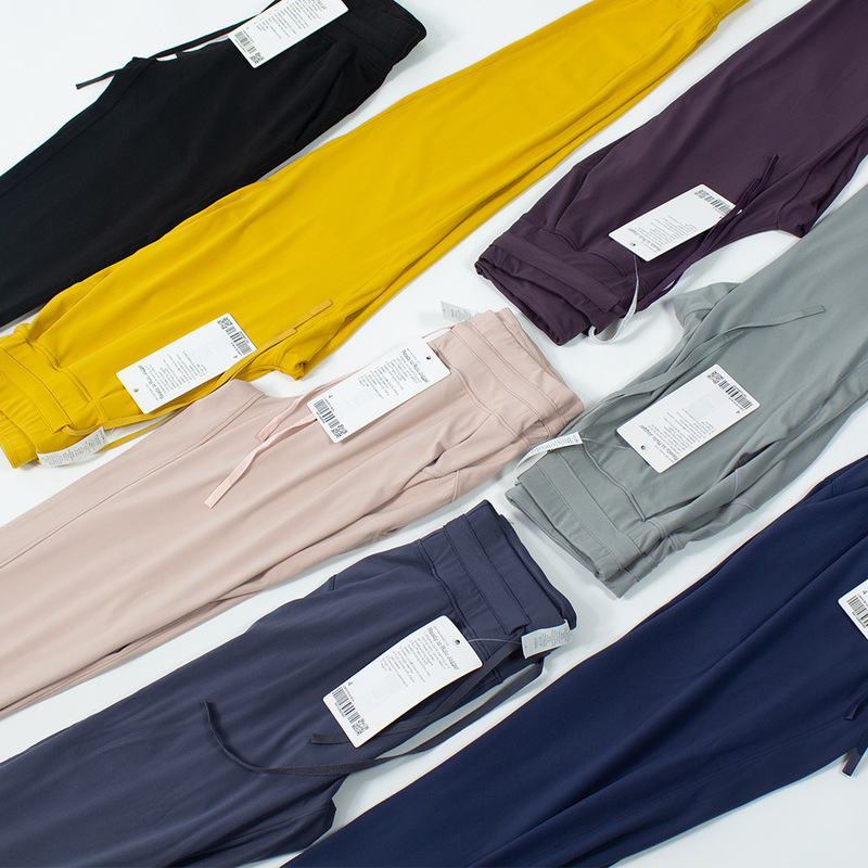Spring and Autumn New Yoga Wear Women's Drawstring Elastic High Waist Jogging Pants Women's Sports Fitness Casual Pants Spring and Autumn New Yoga Wear Women's Drawstring Elastic High Waist Jogging Pants Women's Sports Fitness Casual Pants
