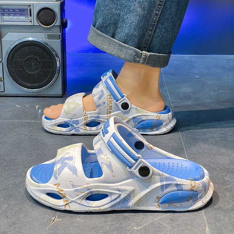 Тапочки мужские летние 2025 новые сандалии двойного назначения