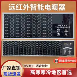 远红外电热幕壁挂取暖器跨境暖风机取暖炉商用家用高温热辐射板