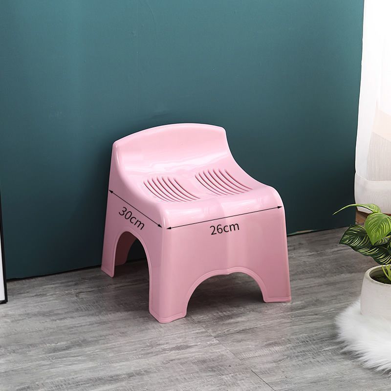 Non-Slip Stool Bathroom Stool Elderly Household Bath Stool Shower Small Stool Plastic Waterproof Pregnant Women and Children Bathroom