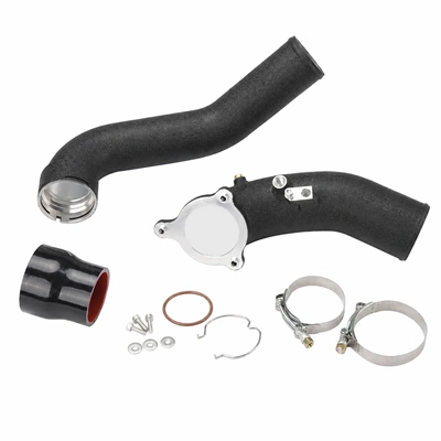 Intercooler Intake Aluminum Pipe Kit Is Suitable for Bmw B58 F Series 140I M440I 540I g Series X3X4 (Sorma kollektoru (Giriş)) - black