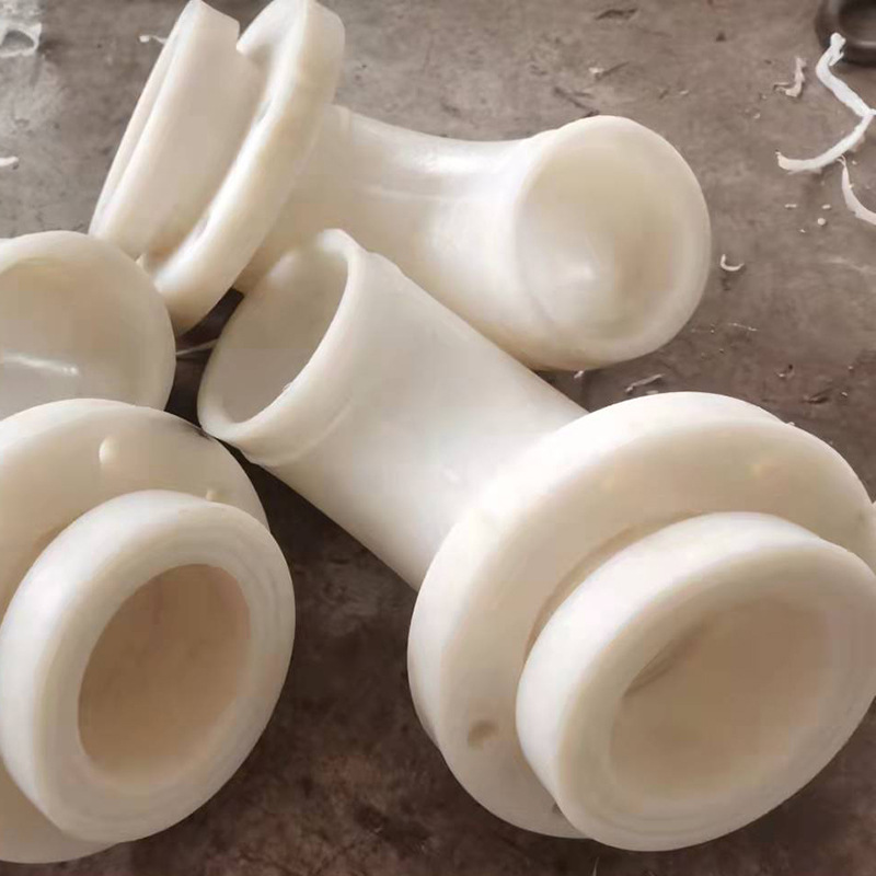 电熔45度弯头 钢丝网骨架PE复合管件 给水管件白色PE活套弯头