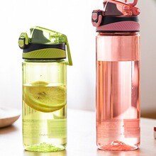 茶花过滤运动杯户外随手杯旅行杯便携水杯子密封防漏水杯批发