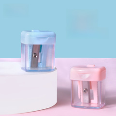 LMLTOP Eyeliner Pen Eyebrow Shaver Eyebrow Pencil Rust-Proof Durable Mechanical Pencil Sharpener with Lid Single Hole 31B