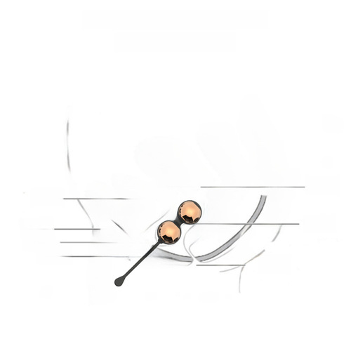 Female adult vaginal dumbbell Kegel exercise ball postpartum rehabilitation intimate area tightening vaginal ball sex toy