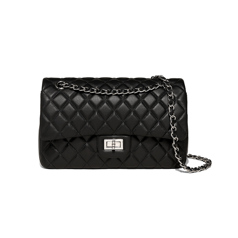 女包菱格链条包小众设计包包女包春季新款时尚单肩斜跨包高级感百