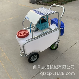 志成大棚杀虫拉管喷药机 养殖场高压电动喷雾器  防疫消毒雾化机