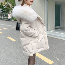 冬季棉服女韩版宽松显瘦棉袄女加厚2025新款棉衣女中长款小个子潮