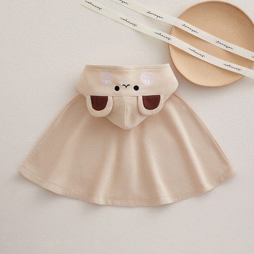 Infant Windproof Poncho for Outdoors - Autumn/Winter Unisex Baby Cape, Children's Windbreaker, Windproof Cute Baby Shoulder Cover - Outerwear