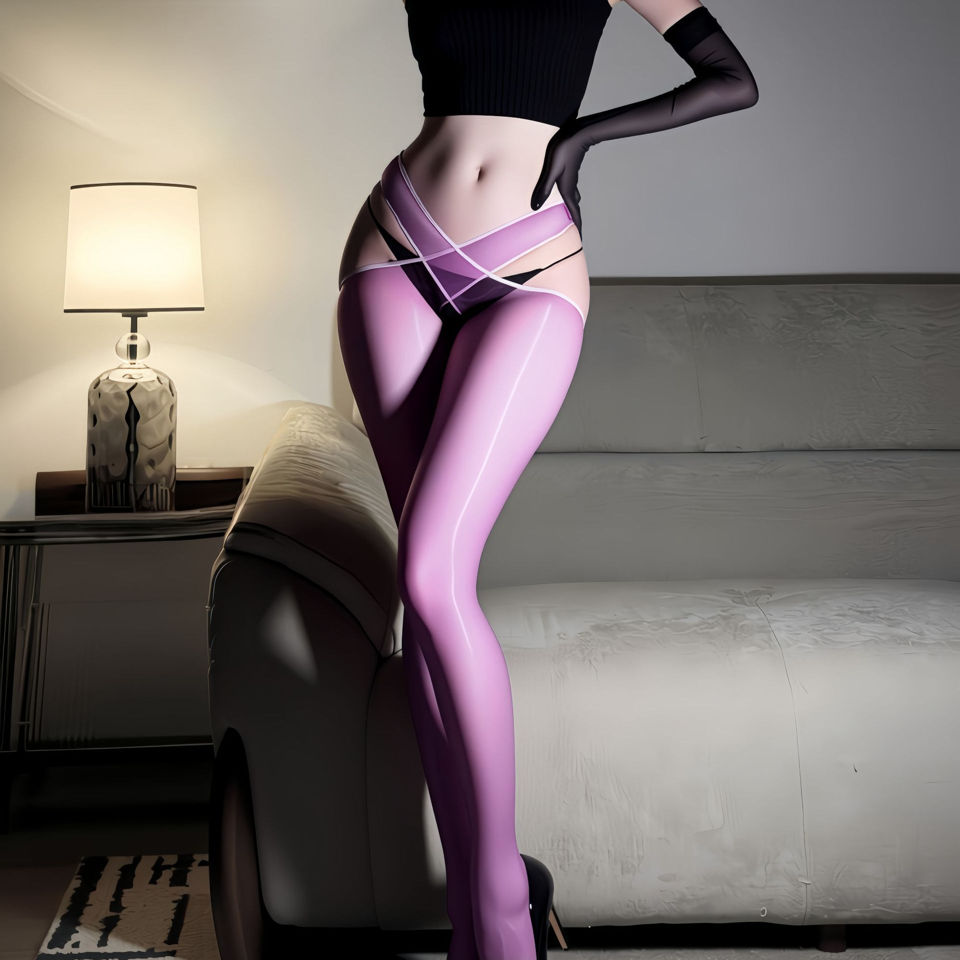 [3d aurora style] purple