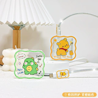 波浪款适用于小米33w充头保护套充电器保护软壳创意咬线器小青龙