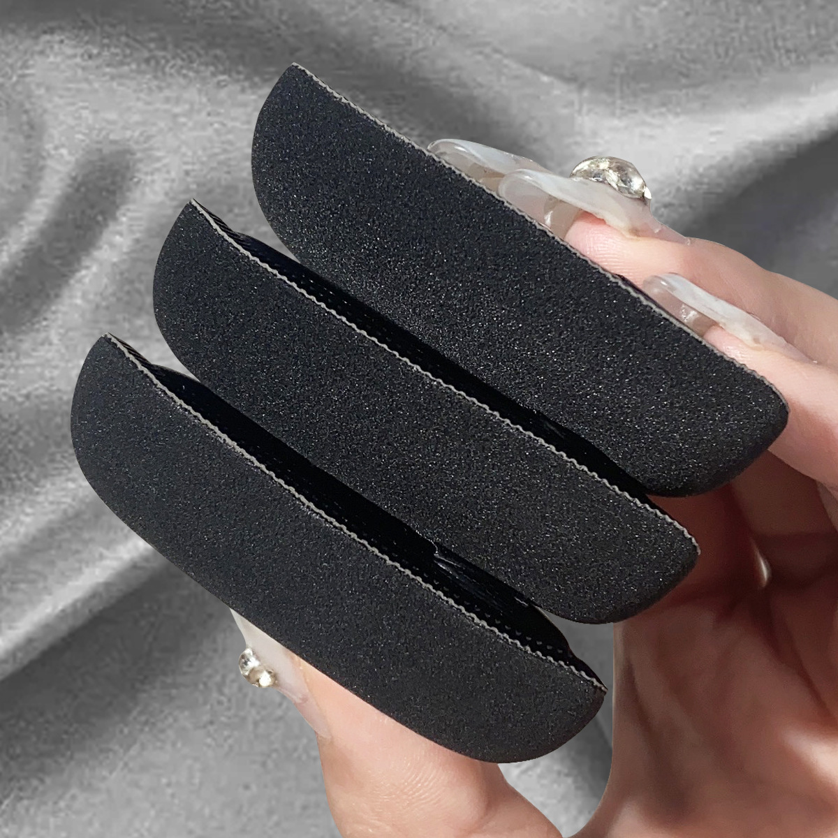 Zhuolya nuevo algodón de azúcar cojín de aire Fundación maquillaje líquido en polvo pastel de belleza especial huevo Negro Piña en polvo soplo al por mayor