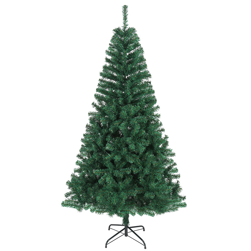 Simulación transfronteriza encriptada árbol de Navidad de PVC Amazon hotel de tamaño completo decoración del centro comercial árbol de Navidad en stock