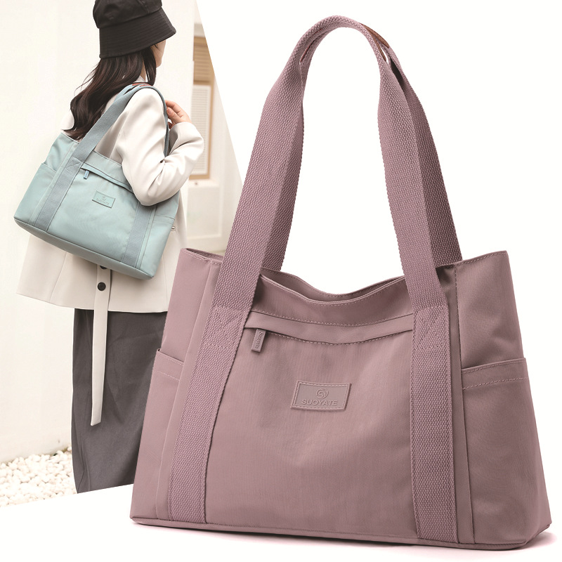 Bolso de mujer, bolso de mano coreano, 2024 bolso de mujer simple de gran capacidad, bolso especial de Oxford, bolso de mujer, nylon.