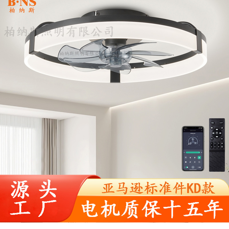 亚马逊热销款KD款风扇灯标准件拆解吊扇灯跨境专供风扇灯中山工厂|undefined