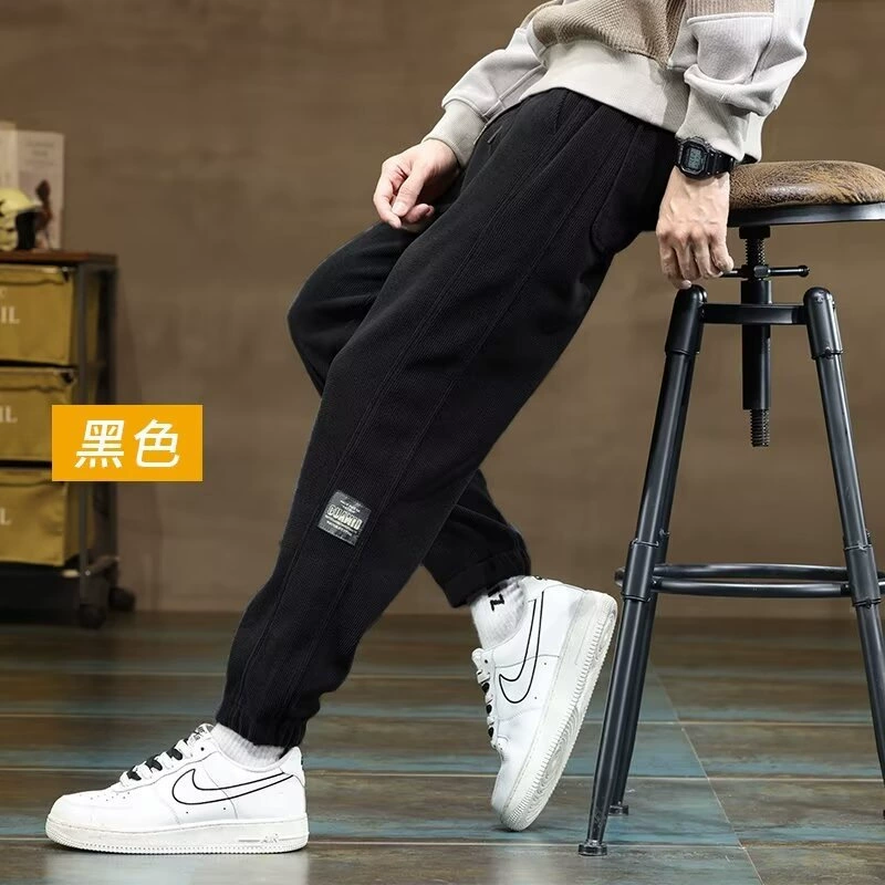 Мужские вельветовые брюки 2024, модные, универсальные, спортивные, повседневные.