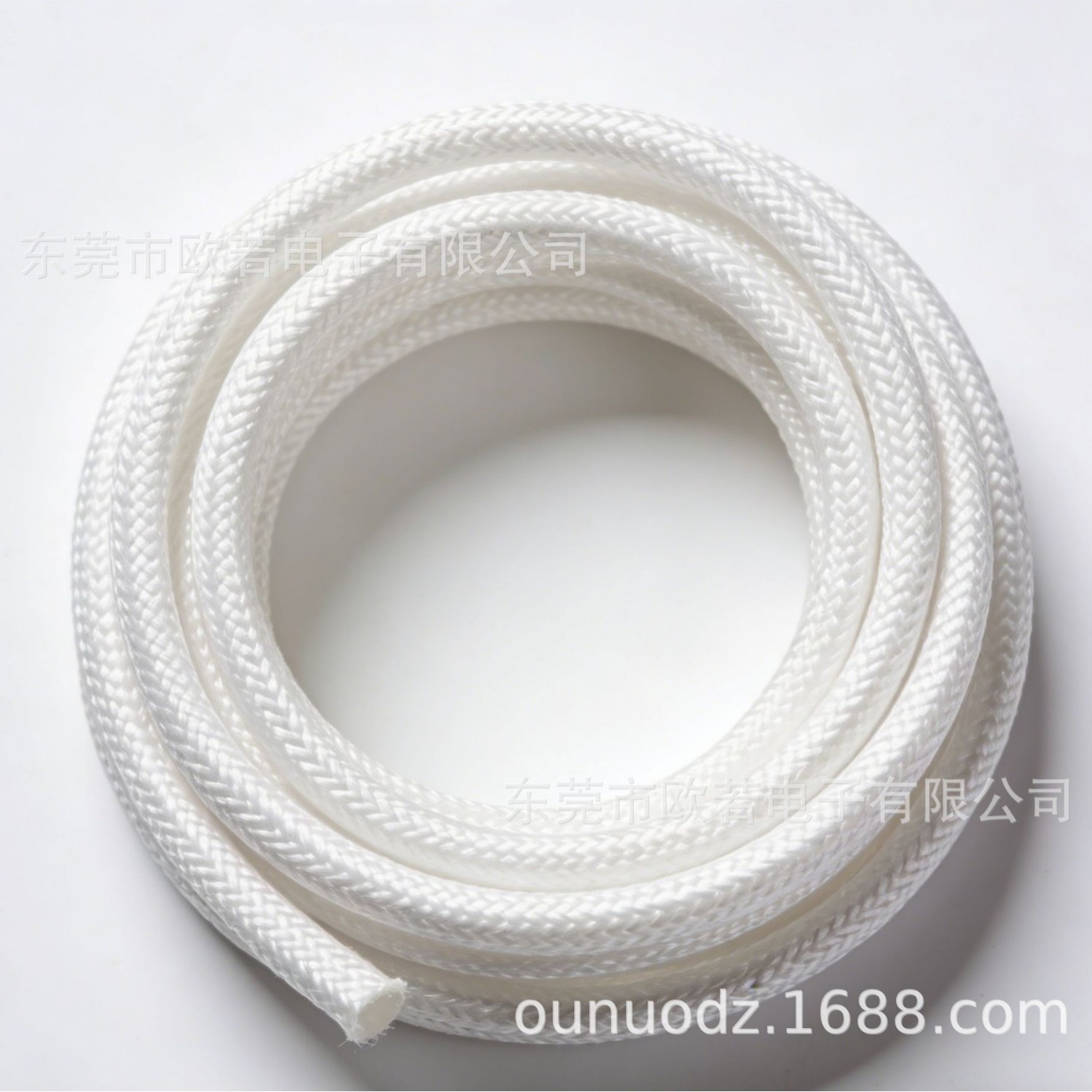 用于电机、变压器、互感器的绕组绝缘白色玻璃纤维套管Φ2.0