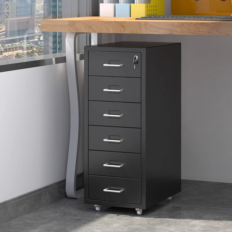 Gabinete de almacenamiento piso gabinete bajo a prueba de polvo lápiz labial cajón gabinete cosmético estante de almacenamiento escritorio Gabinete Móvil
