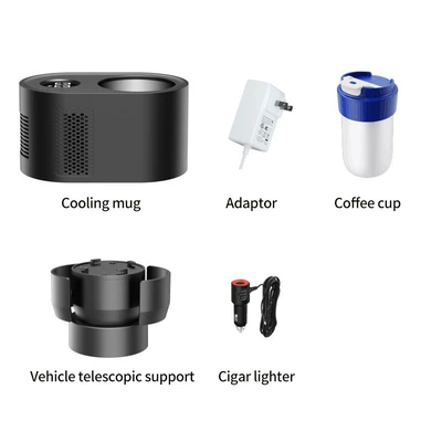 and Cold Dual Use, Soyuducular - e-hot-and-cold-cup-telescopic-bracket-cigarette-lighter-adapter-coffee-cup