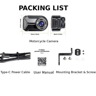 Wide-Angle Loop Recording, Motorcycle driving recorder