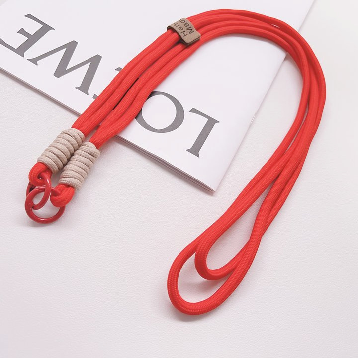 더블 링 롱 스마일리 페이스-빅 레드