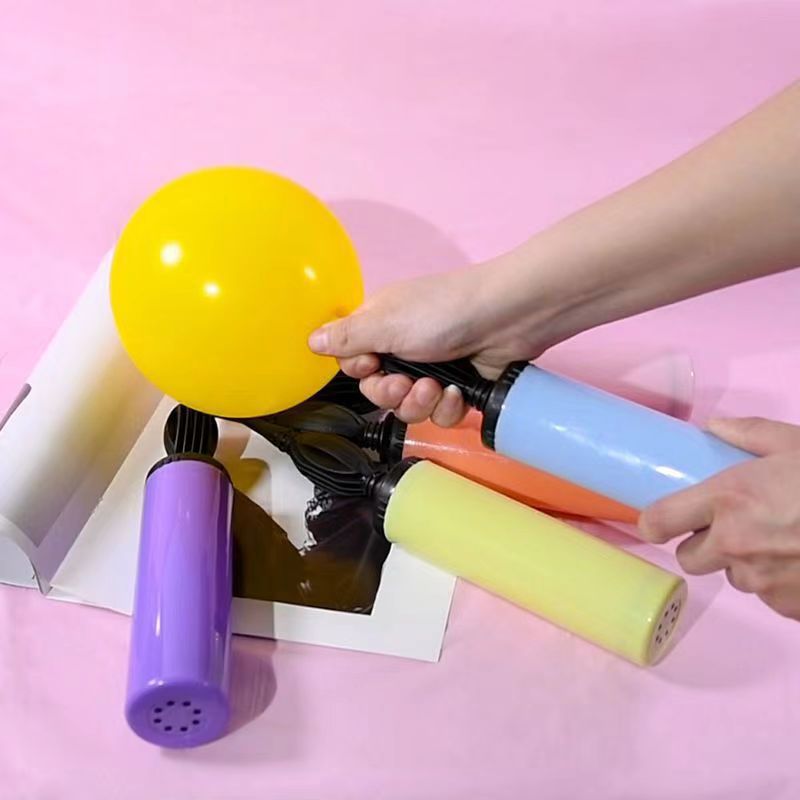 Inflador Manual de Globos con Colores Pastel, Bomba Portátil para Fiestas, Venta Directa