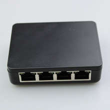 工厂直销 RJ45一分四千兆分线器以太网网络转换器家用5口交换机