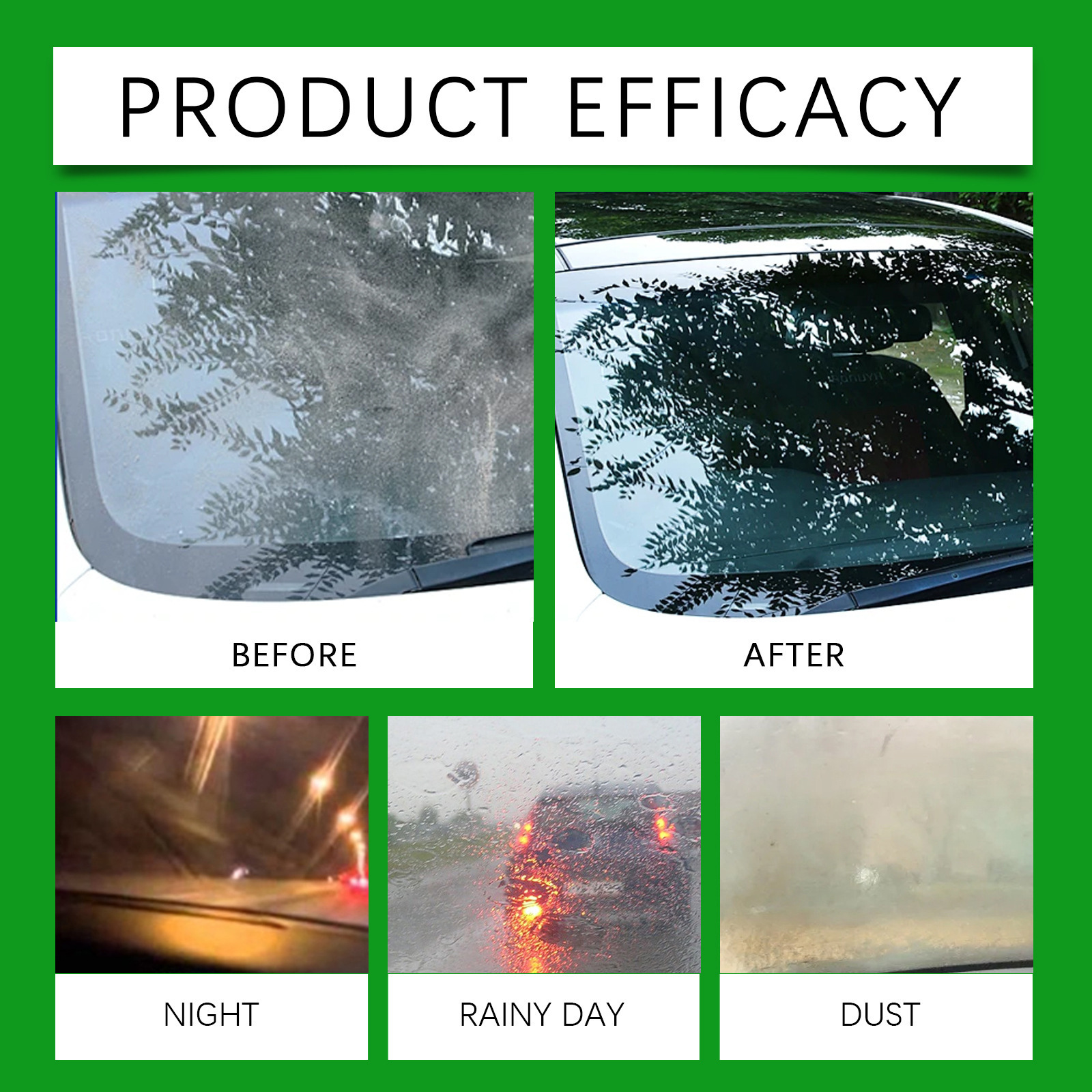 Debedi Ultra-Concentrated Wiper Fluid for Car Glass, Suitable for All Seasons, Powerful Cleaning for Oil Film and Bird Droppings, Cross-Border