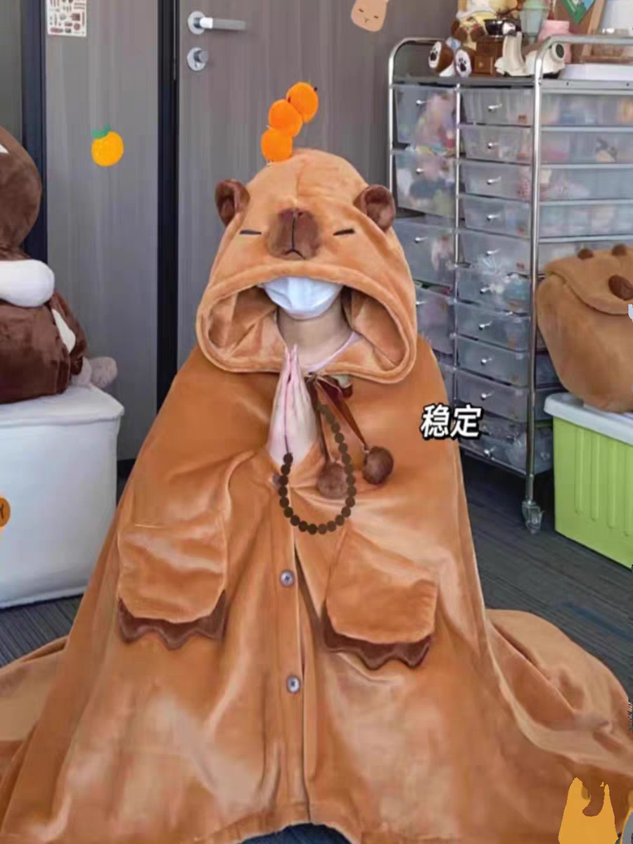 Internet celebridad nuevo Otoño e Invierno coral polar pareja Pacha fresa oso camisón traje largo engrosada entrega de apoyo