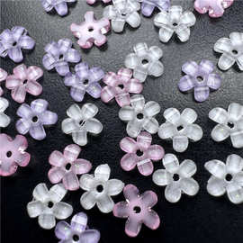 君优6/10mm树脂风车茉莉小花时尚diy手串头饰品手链汉服饰品配件