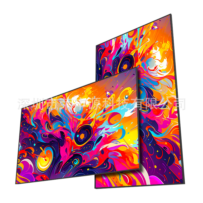 55寸超薄超窄高亮高色域液晶壁挂广告机显示屏显示器横竖厂家