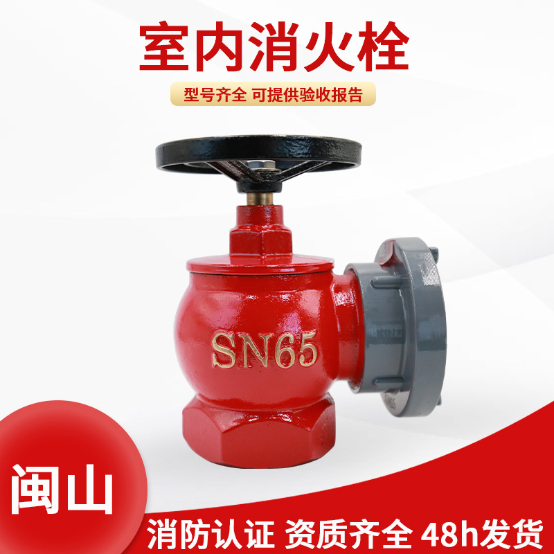 室内消火栓消防器材SN65螺纹消防栓SNZW铸铁旋转减压稳压消火栓头