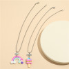 Rainbow necklace, children's jewelry, ceramics, Amazon, wholesale