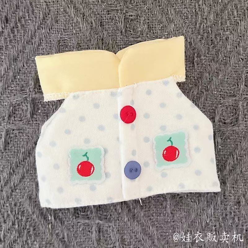 10cm娃衣棉花娃娃衣服海星体自嘲熊轻松熊甜品熊挂件着替衣服玩偶|undefined