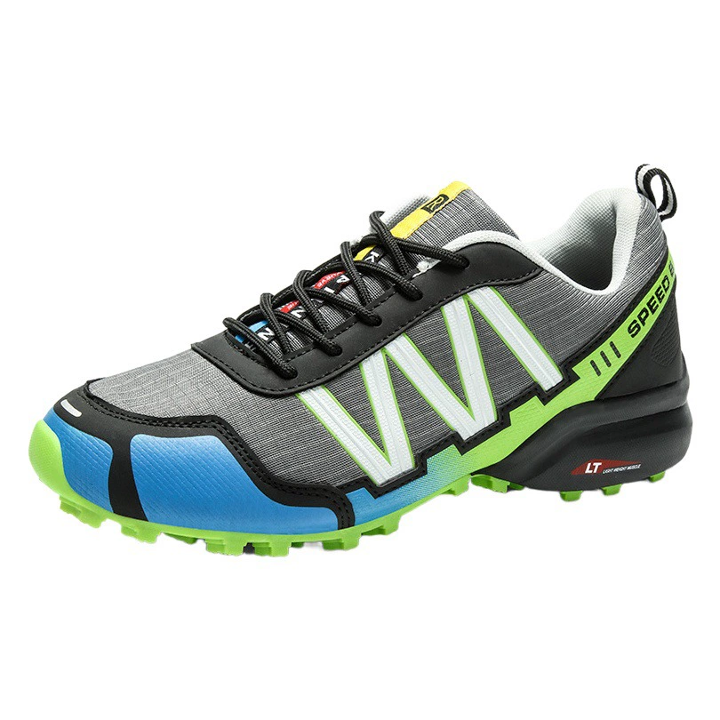 2023 новая трансграничная Мужская трендовая индивидуальная спортивная обувь больших размеров для отдыха, внедорожная уличная походная обувь, фабрика