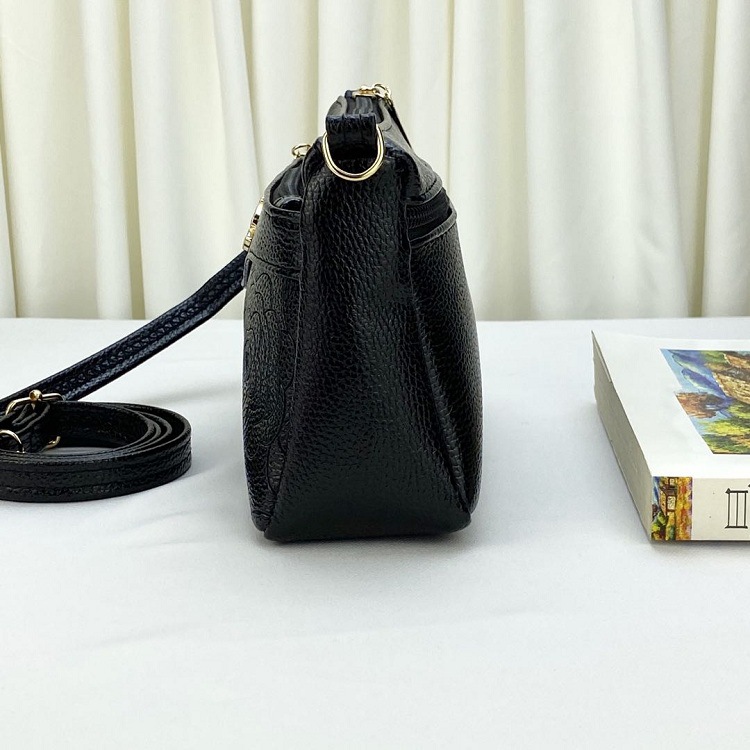 Square Shape Women's Medium Pu Leather Color Block Flower Streetwear Square Zipper Crossbody Bag