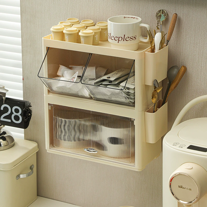 Tea bags, storage box, coffee capsule, table storage system