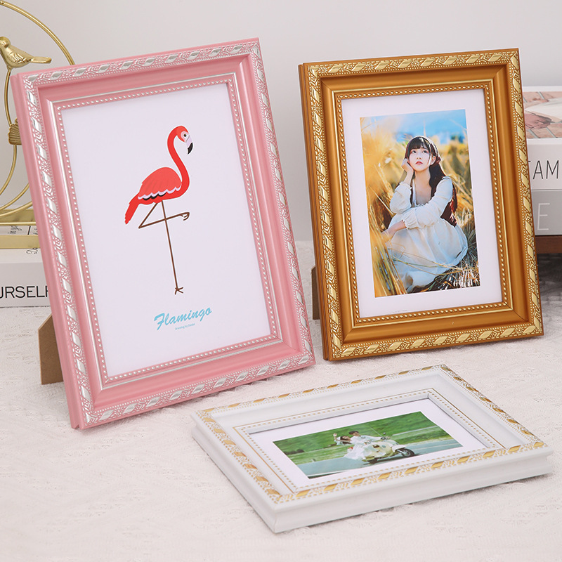 European Classical Photo Frame Table Wholesale 67810inch Photo Wall Hanging Business License A4 Certificate Photo Frame Picture Frame