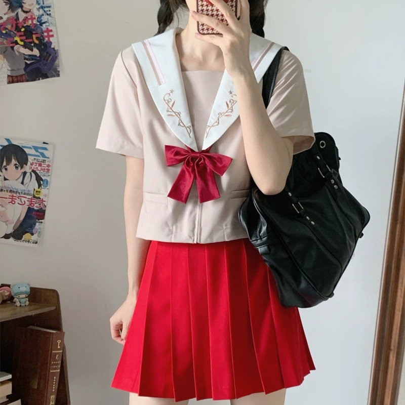 Первый набор любви женский jk униформа плохая девушка средняя одежда с длинными рукавами